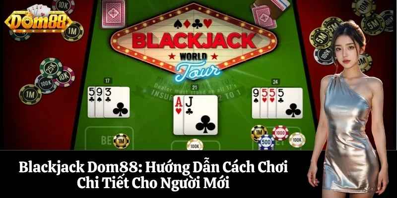 Blackjack Dom88 Hướng Dẫn Cách Chơi Chi Tiết Cho Người Mới