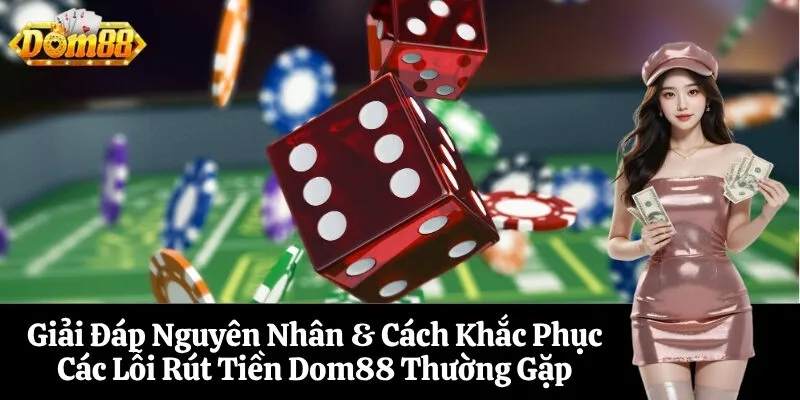 Giải Đáp Nguyên Nhân & Cách Khắc Phục Các Lỗi Rút Tiền Dom88 Thường Gặp